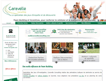 Tablet Screenshot of caravelleconsulting.com